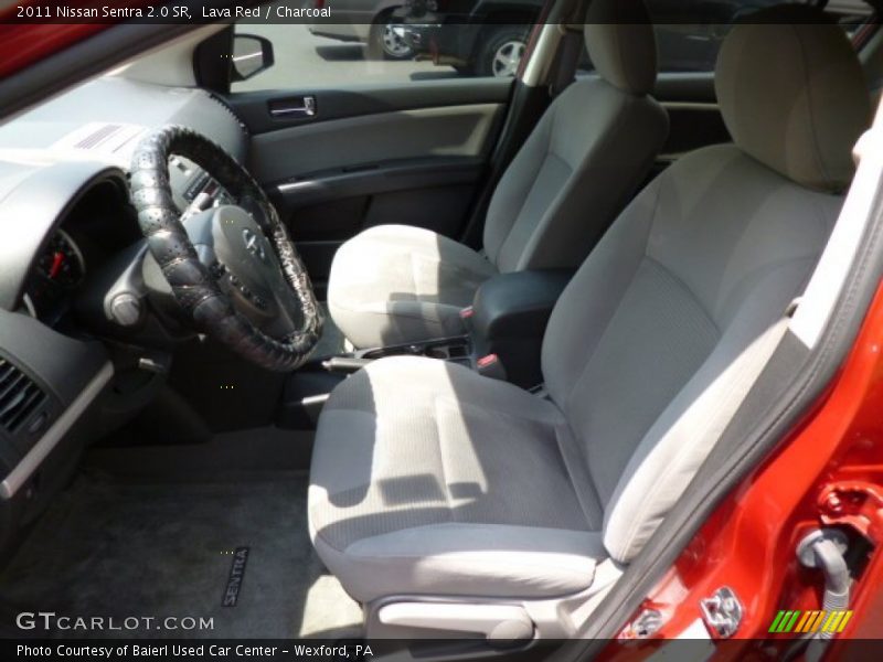 Lava Red / Charcoal 2011 Nissan Sentra 2.0 SR