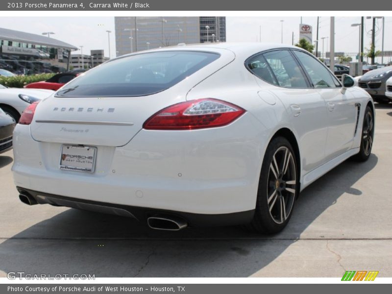 Carrara White / Black 2013 Porsche Panamera 4