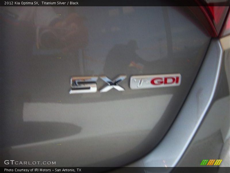 Titanium Silver / Black 2012 Kia Optima SX