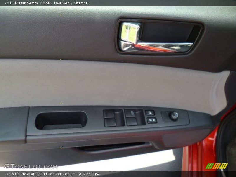 Lava Red / Charcoal 2011 Nissan Sentra 2.0 SR
