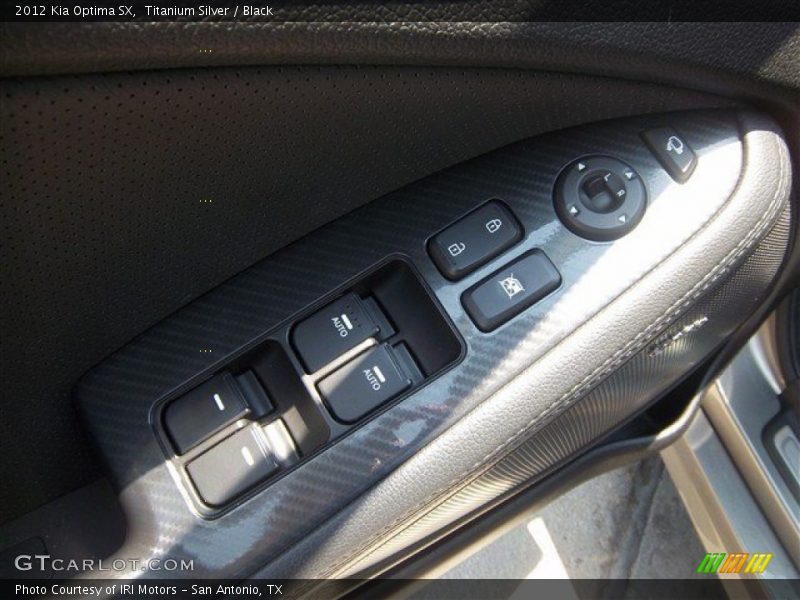 Titanium Silver / Black 2012 Kia Optima SX