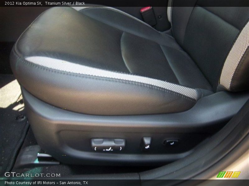 Titanium Silver / Black 2012 Kia Optima SX