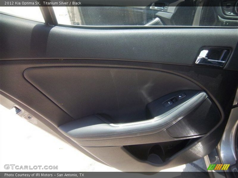 Titanium Silver / Black 2012 Kia Optima SX