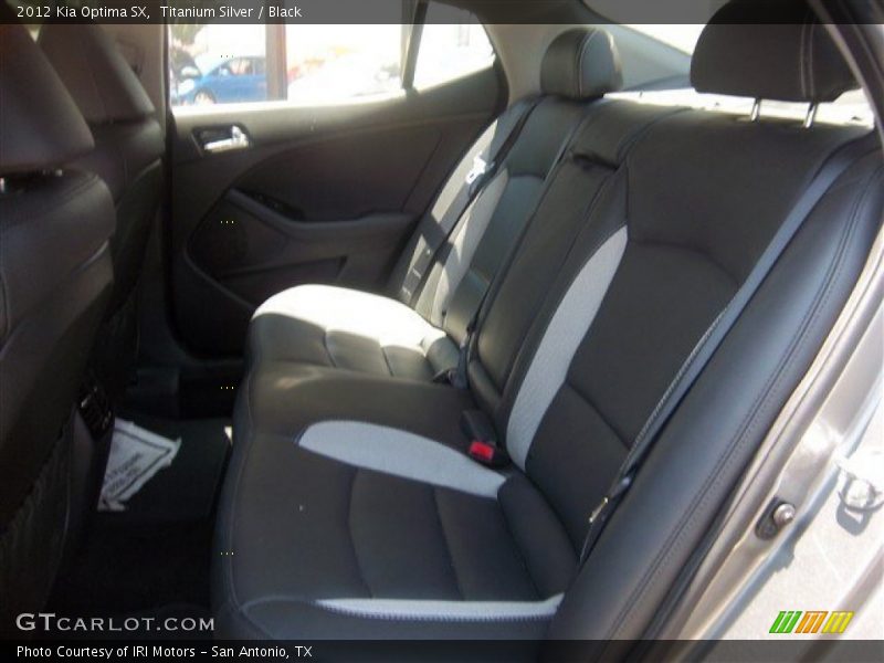 Titanium Silver / Black 2012 Kia Optima SX