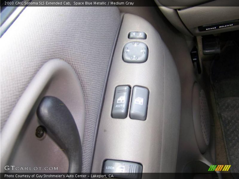 Space Blue Metallic / Medium Gray 2003 GMC Sonoma SLS Extended Cab