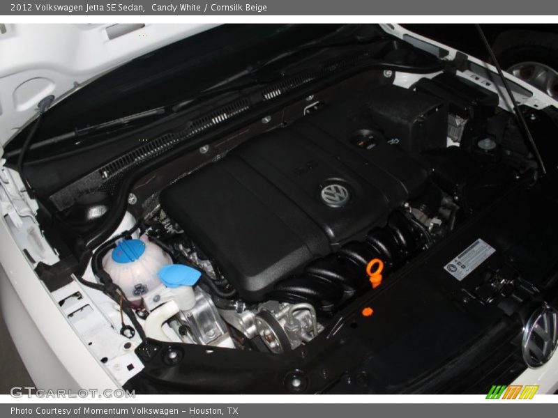 Candy White / Cornsilk Beige 2012 Volkswagen Jetta SE Sedan