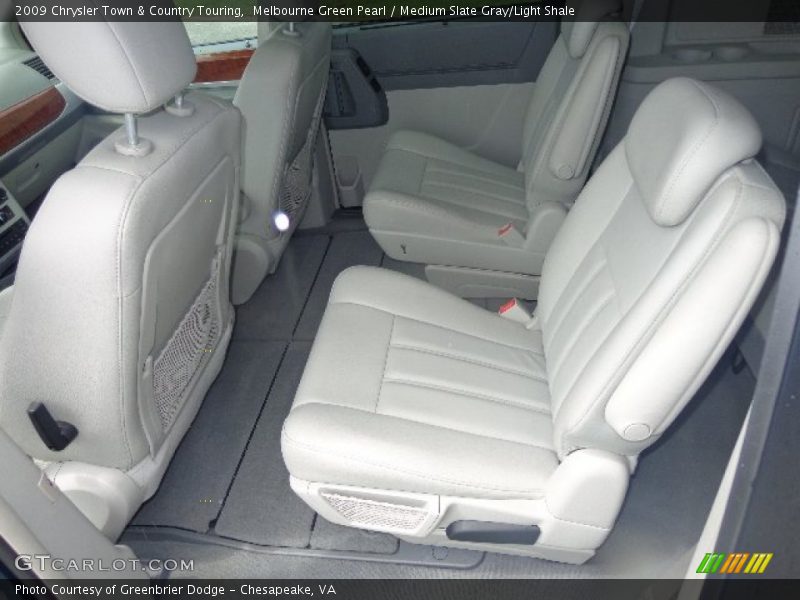 Melbourne Green Pearl / Medium Slate Gray/Light Shale 2009 Chrysler Town & Country Touring