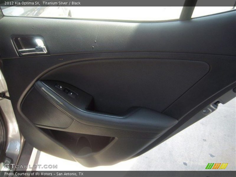 Titanium Silver / Black 2012 Kia Optima SX