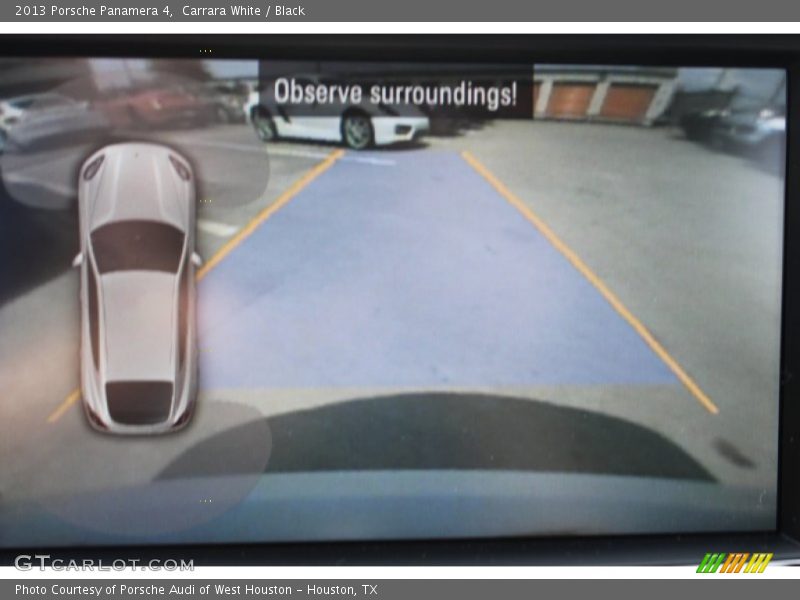 Carrara White / Black 2013 Porsche Panamera 4