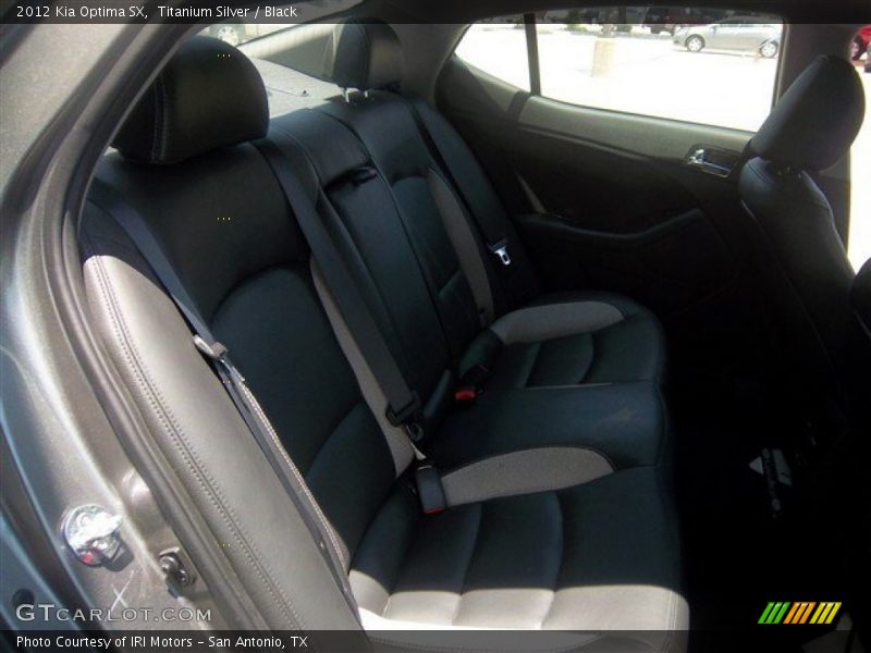 Titanium Silver / Black 2012 Kia Optima SX