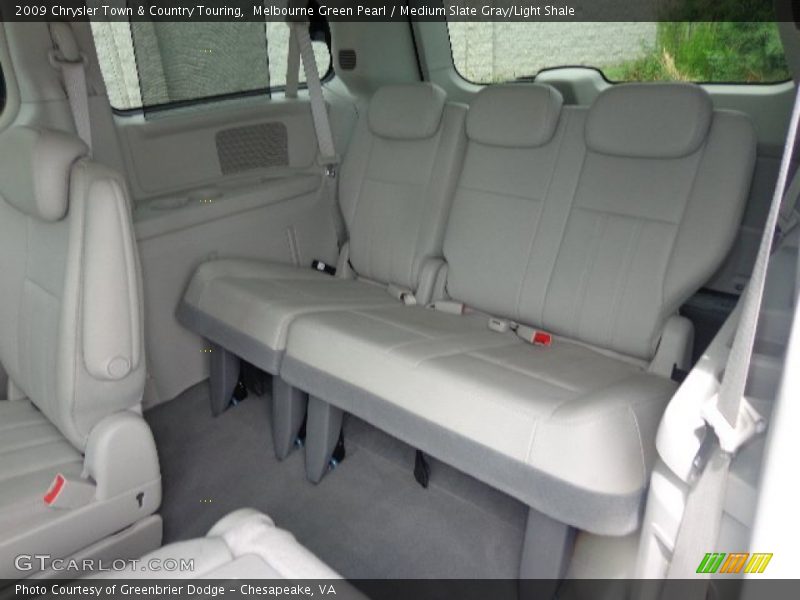 Melbourne Green Pearl / Medium Slate Gray/Light Shale 2009 Chrysler Town & Country Touring