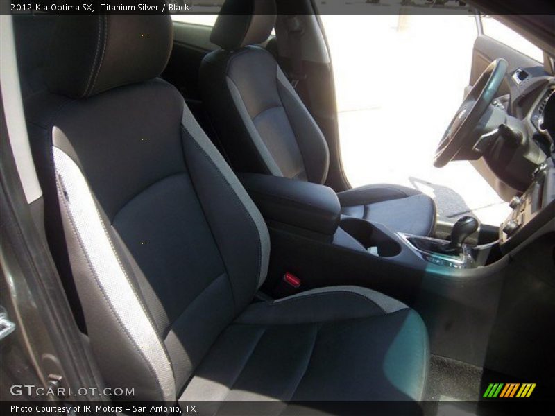Titanium Silver / Black 2012 Kia Optima SX