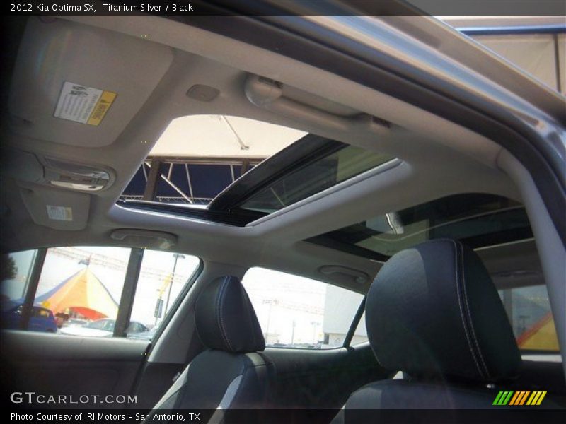 Titanium Silver / Black 2012 Kia Optima SX