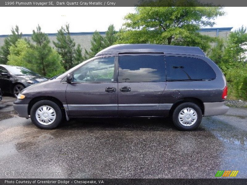 Dark Quartz Gray Metallic / Grey 1996 Plymouth Voyager SE