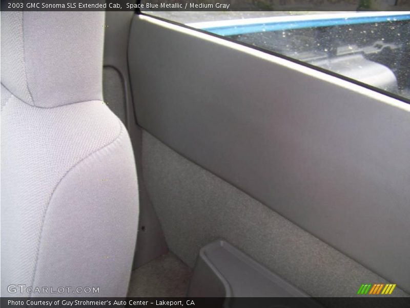 Space Blue Metallic / Medium Gray 2003 GMC Sonoma SLS Extended Cab