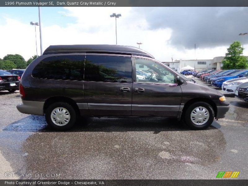 Dark Quartz Gray Metallic / Grey 1996 Plymouth Voyager SE