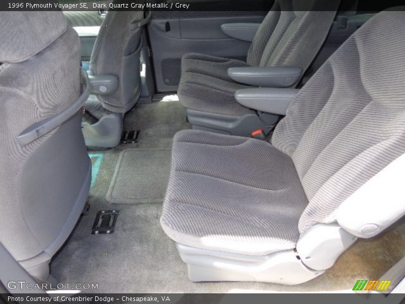 Dark Quartz Gray Metallic / Grey 1996 Plymouth Voyager SE