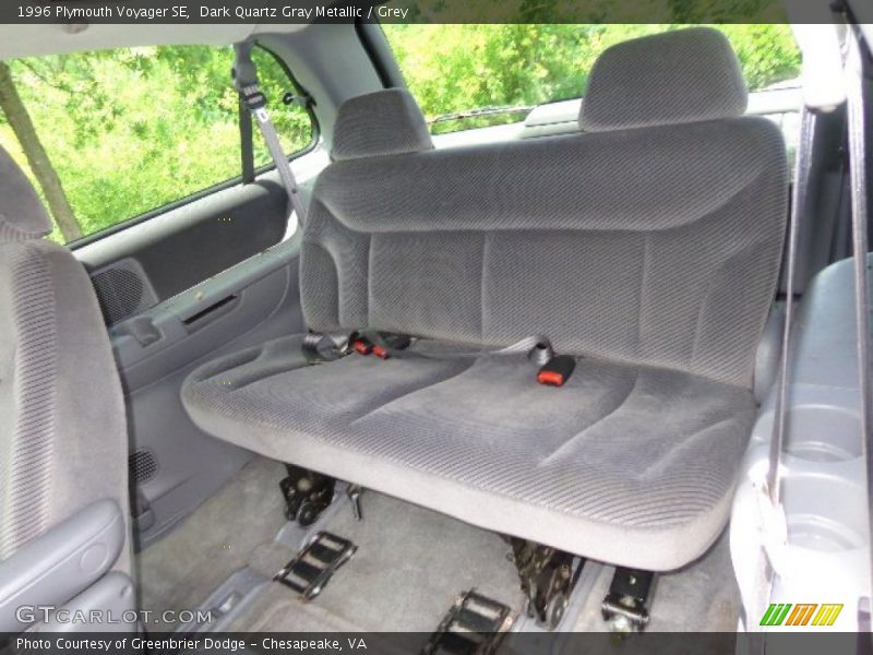 Dark Quartz Gray Metallic / Grey 1996 Plymouth Voyager SE