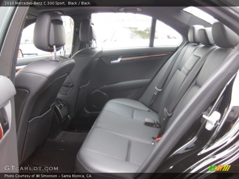 Black / Black 2010 Mercedes-Benz C 300 Sport