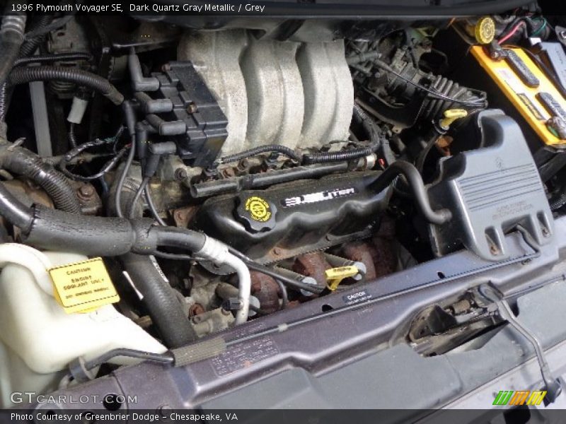 Dark Quartz Gray Metallic / Grey 1996 Plymouth Voyager SE