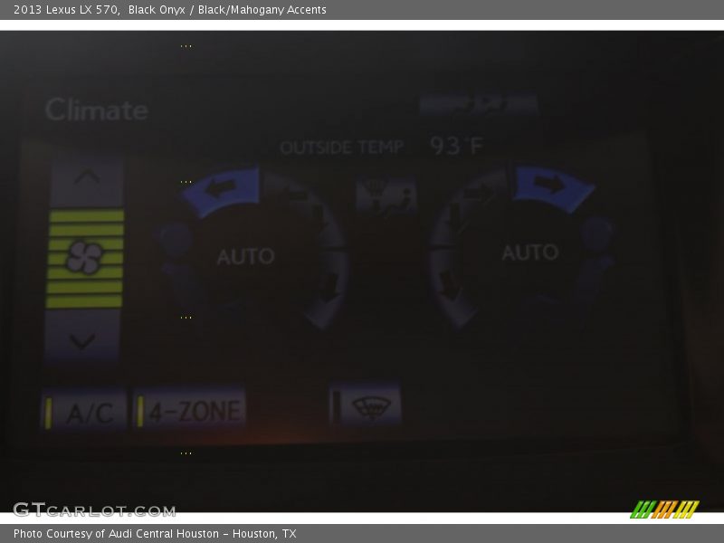 Black Onyx / Black/Mahogany Accents 2013 Lexus LX 570