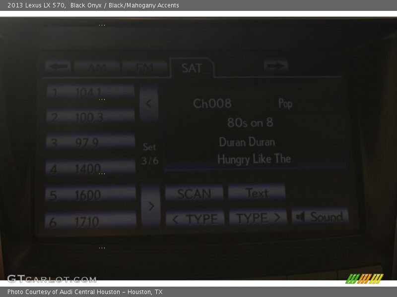 Black Onyx / Black/Mahogany Accents 2013 Lexus LX 570