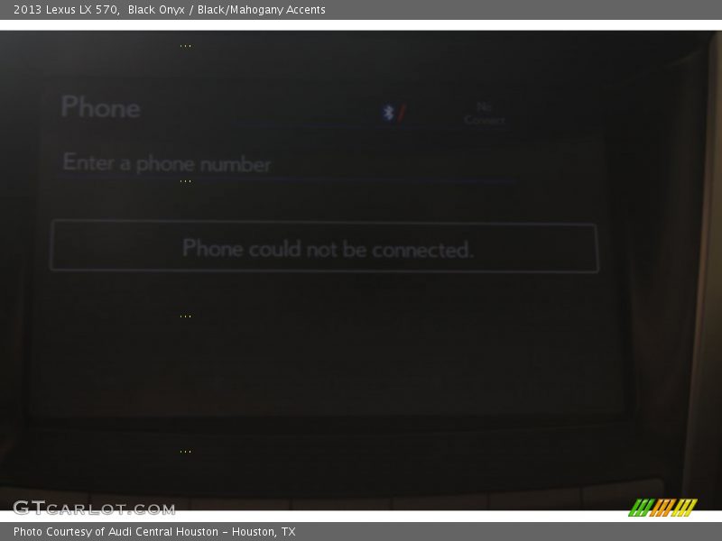 Black Onyx / Black/Mahogany Accents 2013 Lexus LX 570