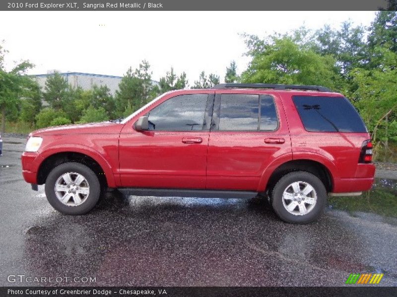  2010 Explorer XLT Sangria Red Metallic