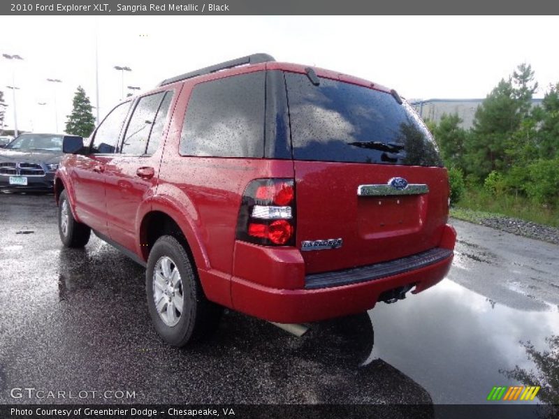 Sangria Red Metallic / Black 2010 Ford Explorer XLT