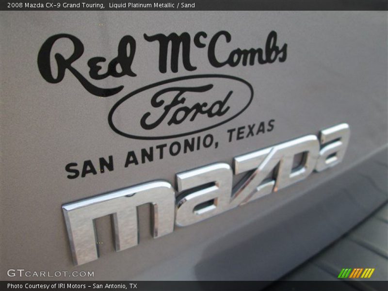 Liquid Platinum Metallic / Sand 2008 Mazda CX-9 Grand Touring