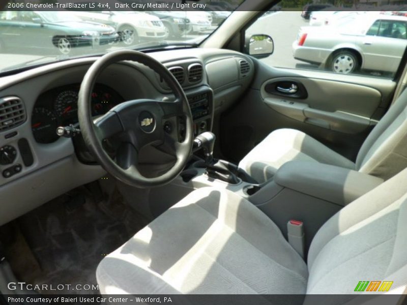 Dark Gray Metallic / Light Gray 2006 Chevrolet TrailBlazer LS 4x4