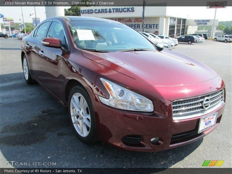 Crimson Black / Charcoal 2010 Nissan Maxima 3.5 SV Premium