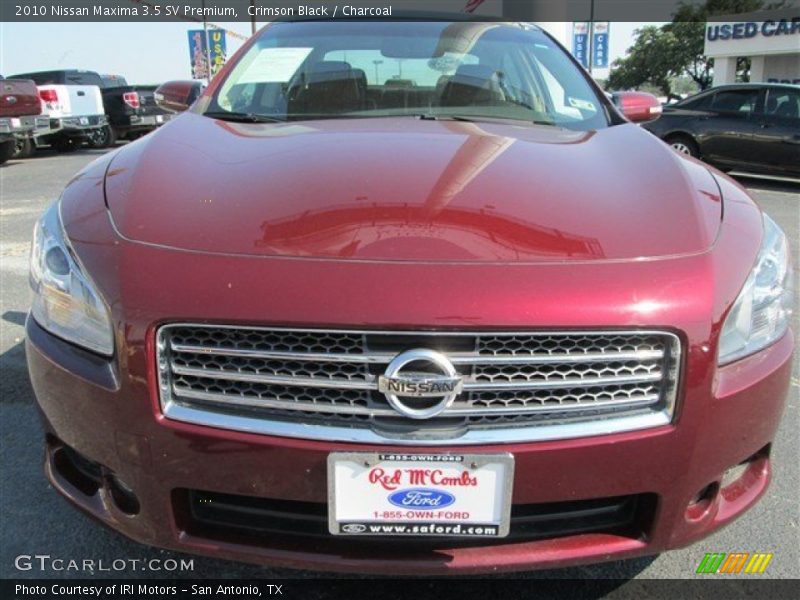 Crimson Black / Charcoal 2010 Nissan Maxima 3.5 SV Premium