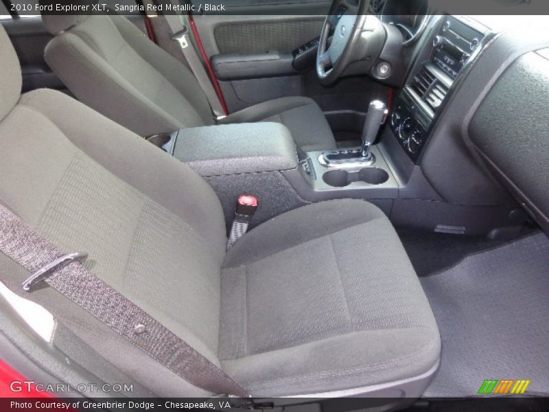 Sangria Red Metallic / Black 2010 Ford Explorer XLT