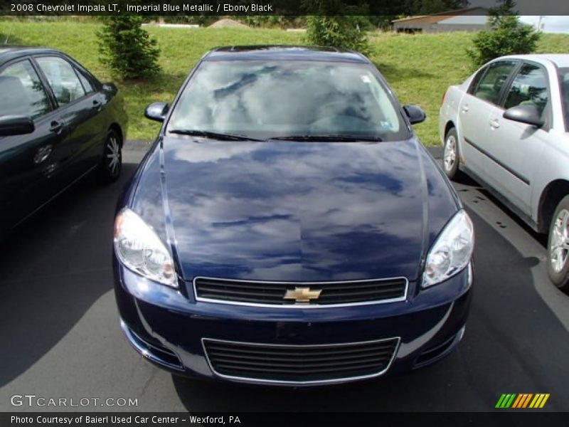 Imperial Blue Metallic / Ebony Black 2008 Chevrolet Impala LT