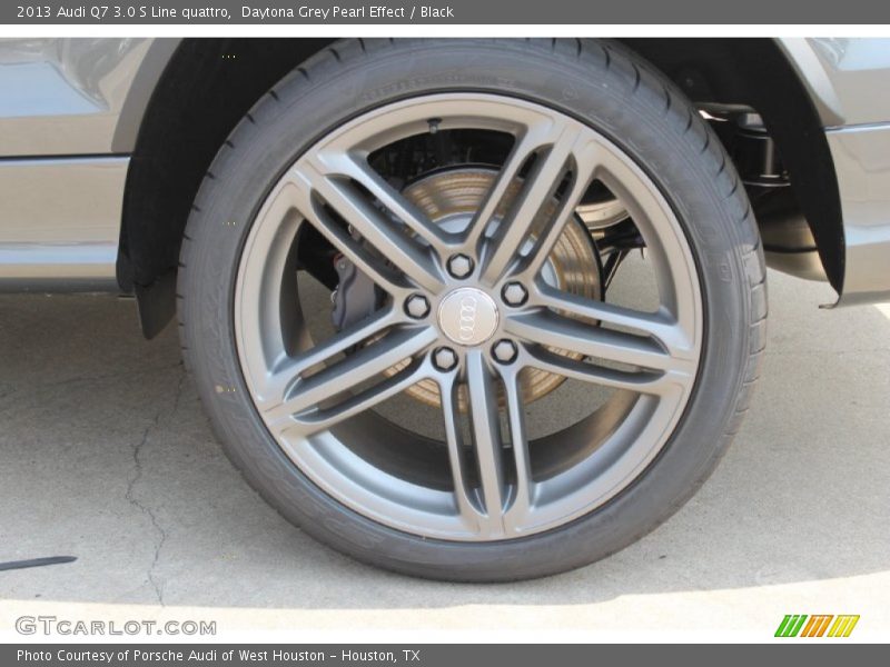 Daytona Grey Pearl Effect / Black 2013 Audi Q7 3.0 S Line quattro