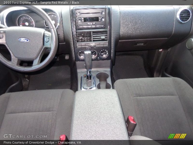 Sangria Red Metallic / Black 2010 Ford Explorer XLT