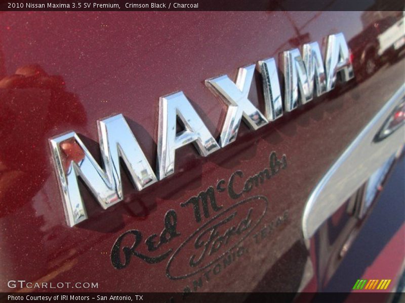 Crimson Black / Charcoal 2010 Nissan Maxima 3.5 SV Premium