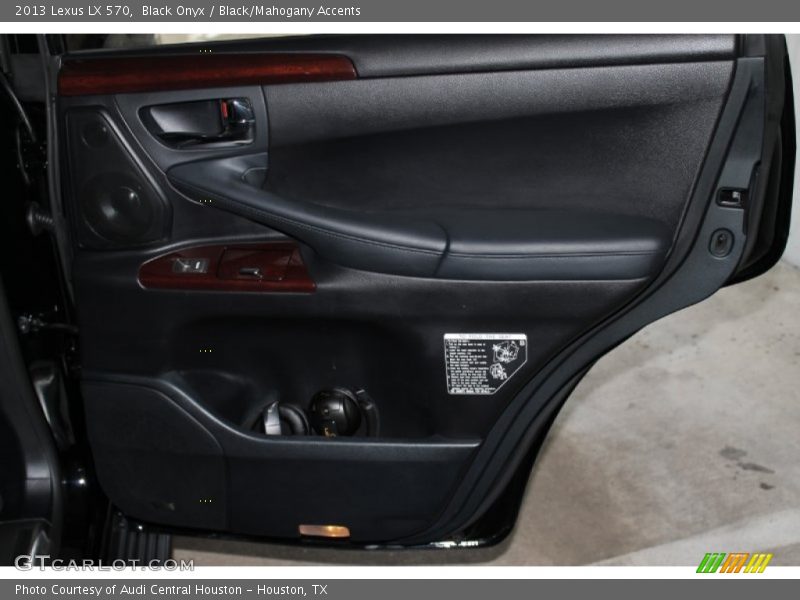 Black Onyx / Black/Mahogany Accents 2013 Lexus LX 570