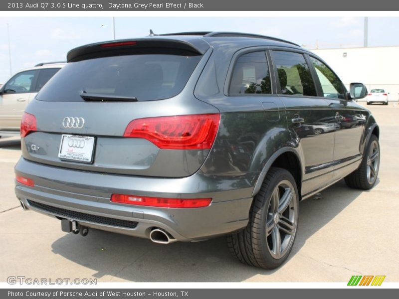 Daytona Grey Pearl Effect / Black 2013 Audi Q7 3.0 S Line quattro