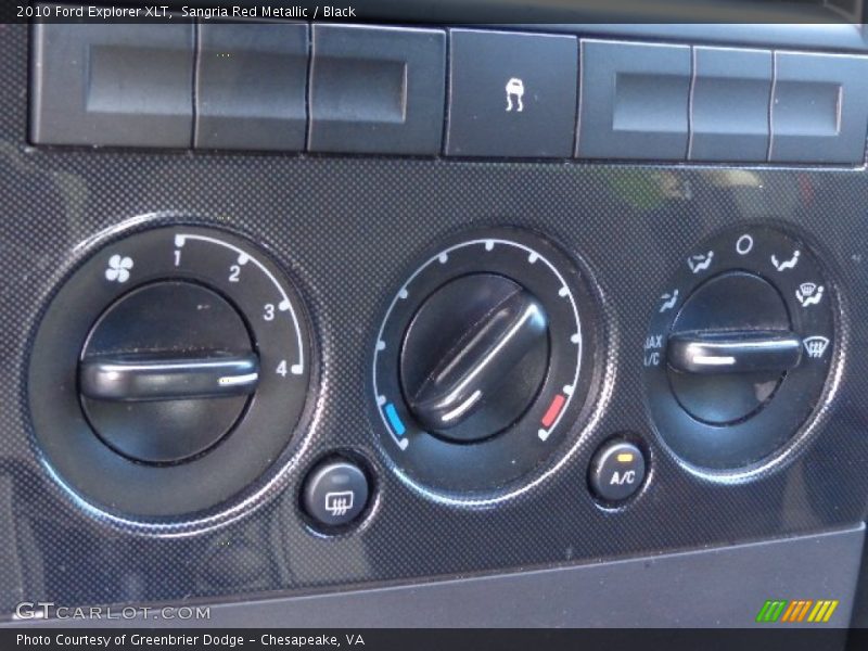 Sangria Red Metallic / Black 2010 Ford Explorer XLT