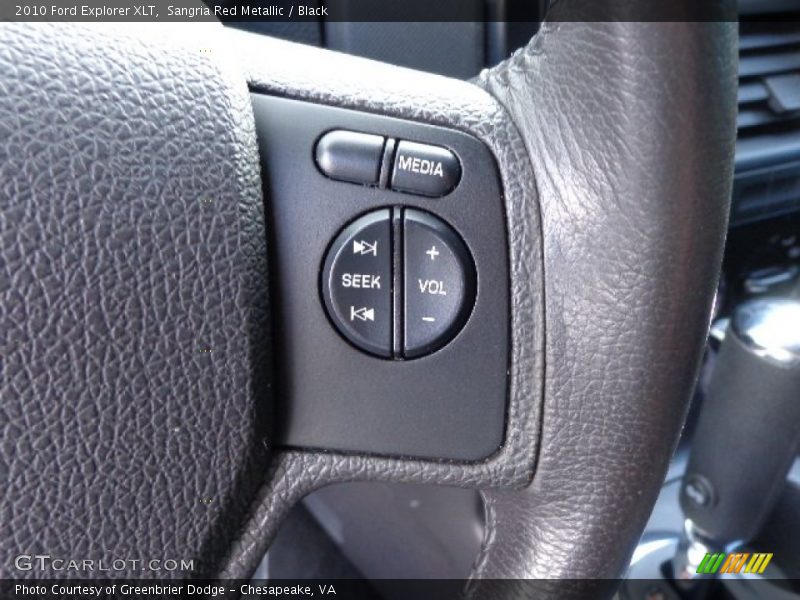 Sangria Red Metallic / Black 2010 Ford Explorer XLT