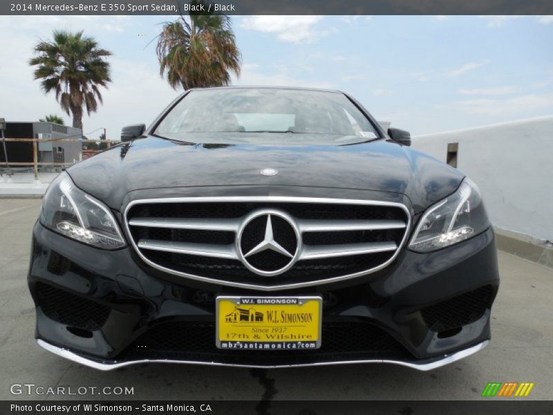 Black / Black 2014 Mercedes-Benz E 350 Sport Sedan