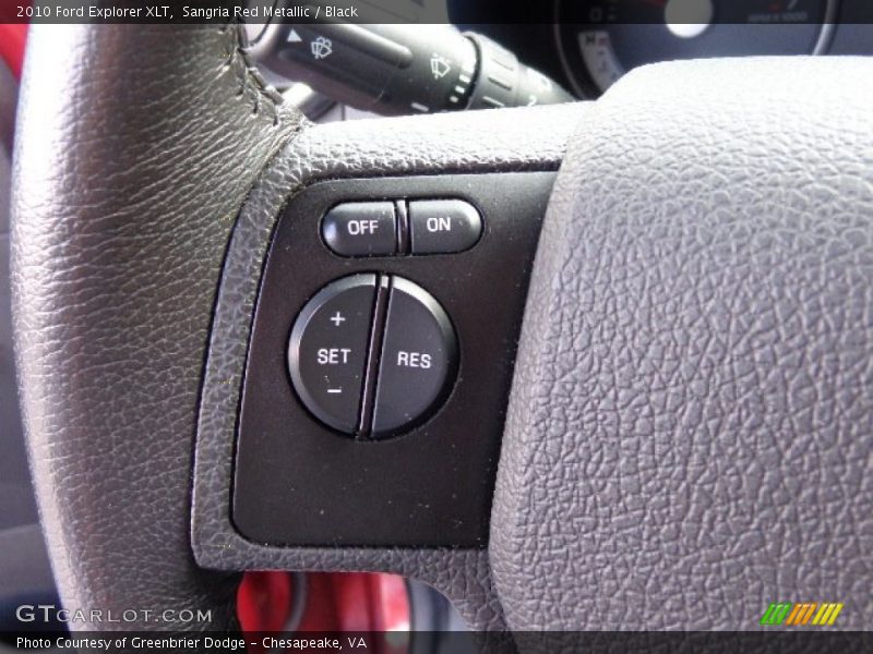 Sangria Red Metallic / Black 2010 Ford Explorer XLT