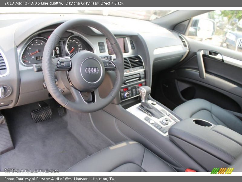 Daytona Grey Pearl Effect / Black 2013 Audi Q7 3.0 S Line quattro
