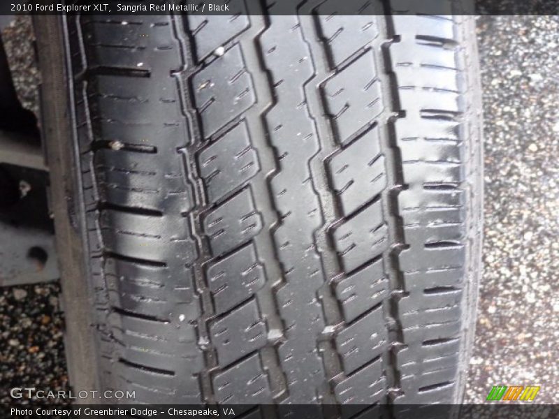 Sangria Red Metallic / Black 2010 Ford Explorer XLT