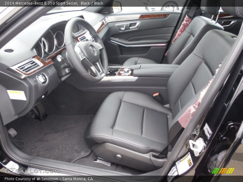 Black / Black 2014 Mercedes-Benz E 350 Sport Sedan