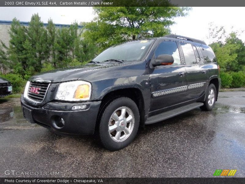 Carbon Metallic / Dark Pewter 2003 GMC Envoy XL SLE 4x4