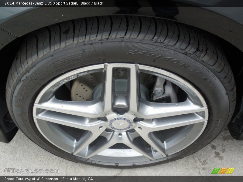 Black / Black 2014 Mercedes-Benz E 350 Sport Sedan