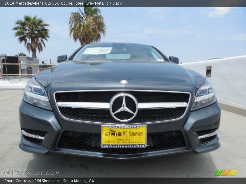 Steel Gray Metallic / Black 2014 Mercedes-Benz CLS 550 Coupe